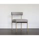 Seneca Antique Brass / Arena Cement Dining Chair, Set Of 2